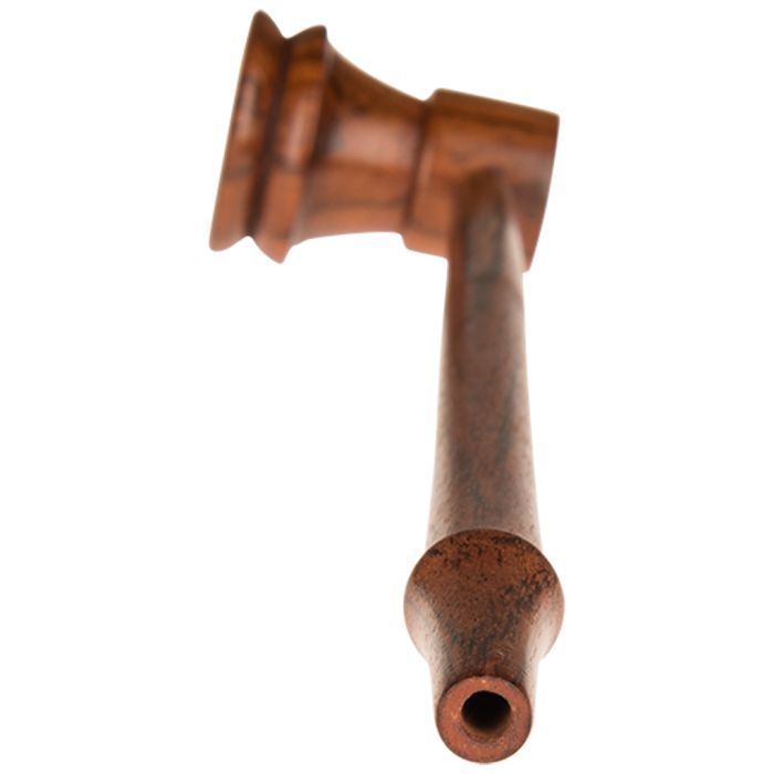 Wood Cannabis Pipe Rosewood 20cm