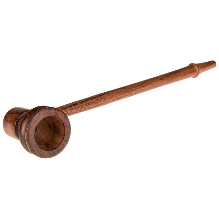 Wood Cannabis Pipe Rosewood 20cm