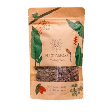 Matagalpa Cacao Flakes Raw Nicaragua Ceremonial Grade (Pure Kakaw) 125 grams