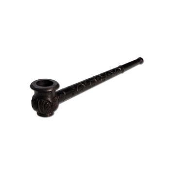 Wooden Weed Pipe Ebony 23,5 cm