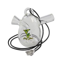 Black Leaf Cannabis Bubbler, Weed Bubbler