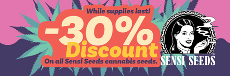 30% Discount on all Sensi Seeds!