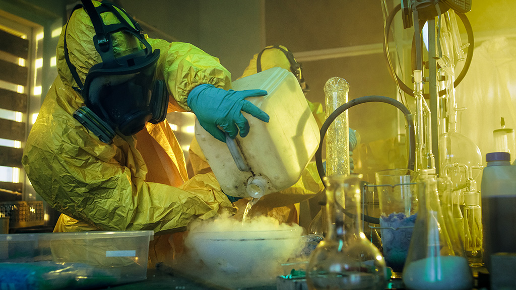 Breaking Bad-style drug lab